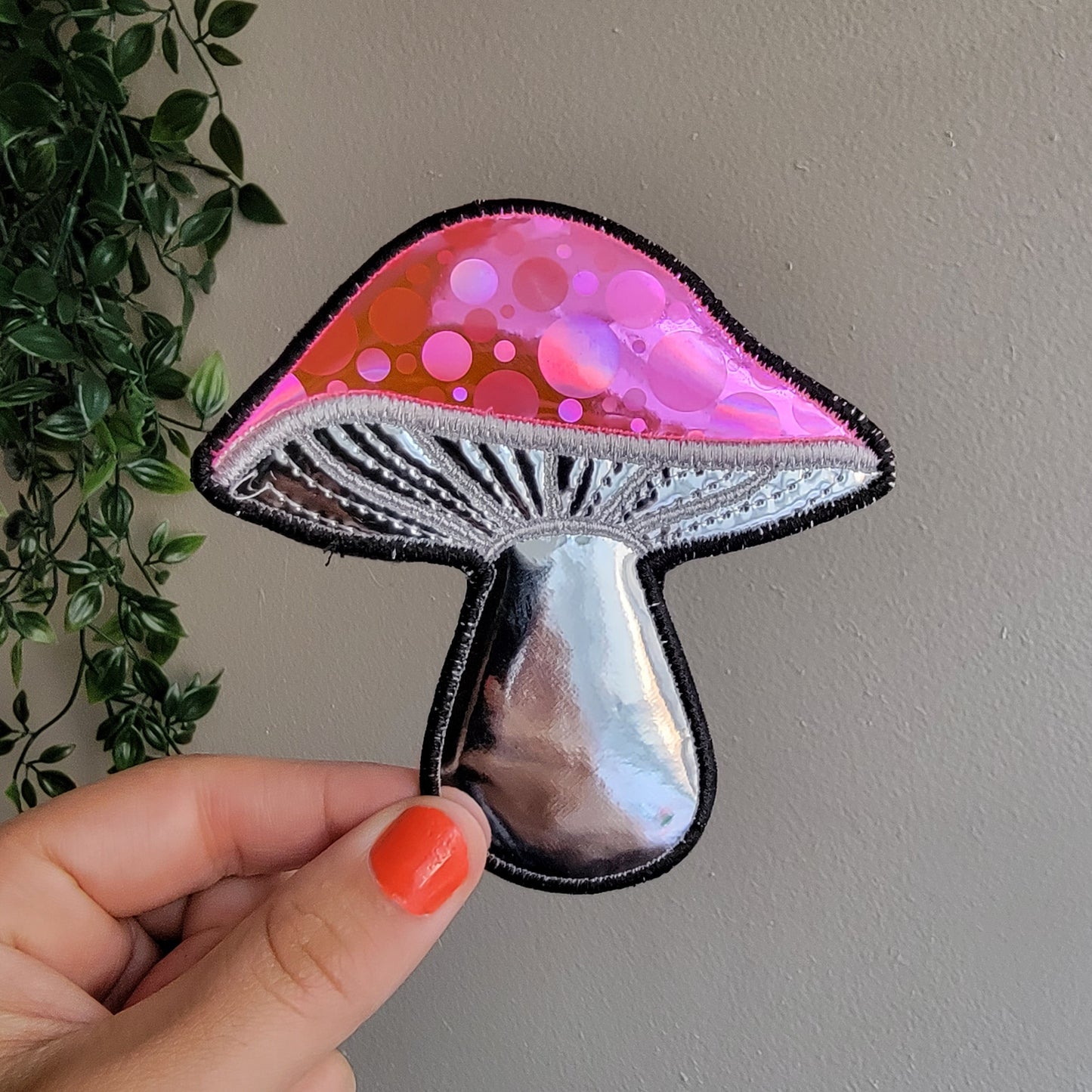 Who's a Giant Mushy Friend Embroidered Patch