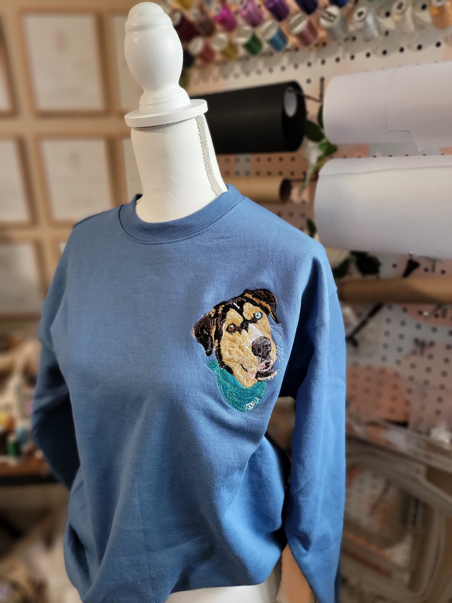 Embroidered Pet Sweatshirt