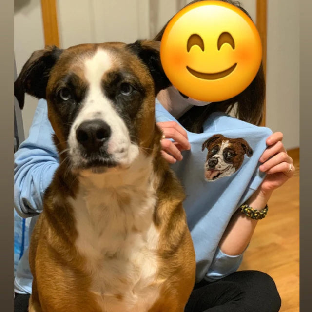 Embroidered Pet Sweatshirt
