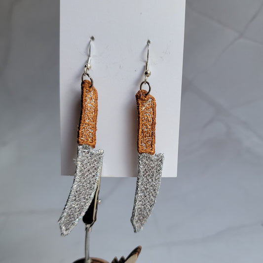 Hey! Knife Earrings!