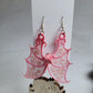 Dragon Wing Earrings - Pink and Purple