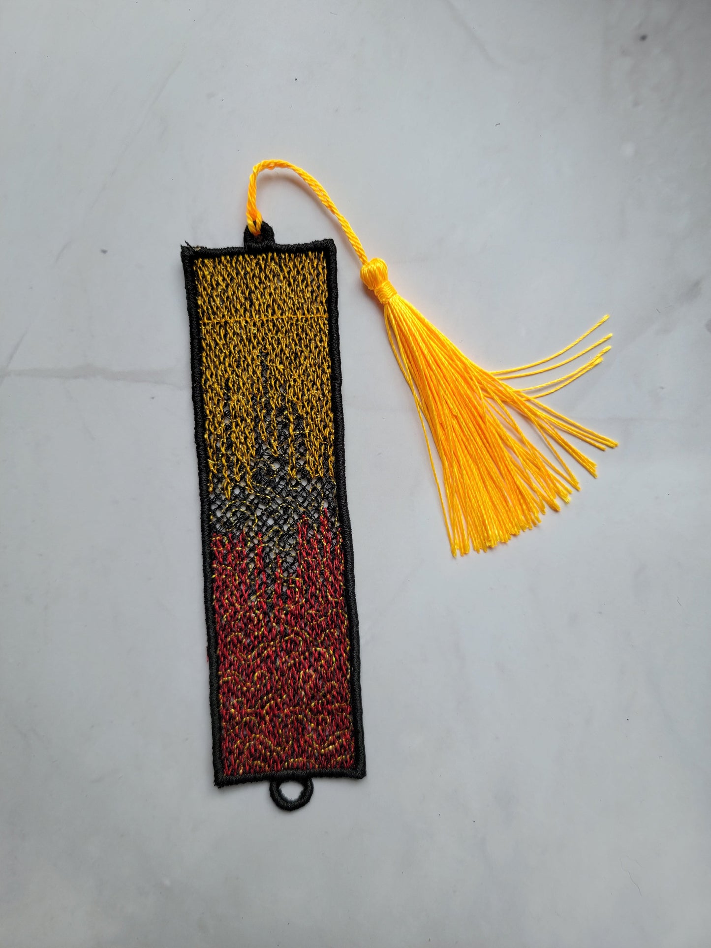 Custom Gradient Embroidered Bookmark Bracelets -