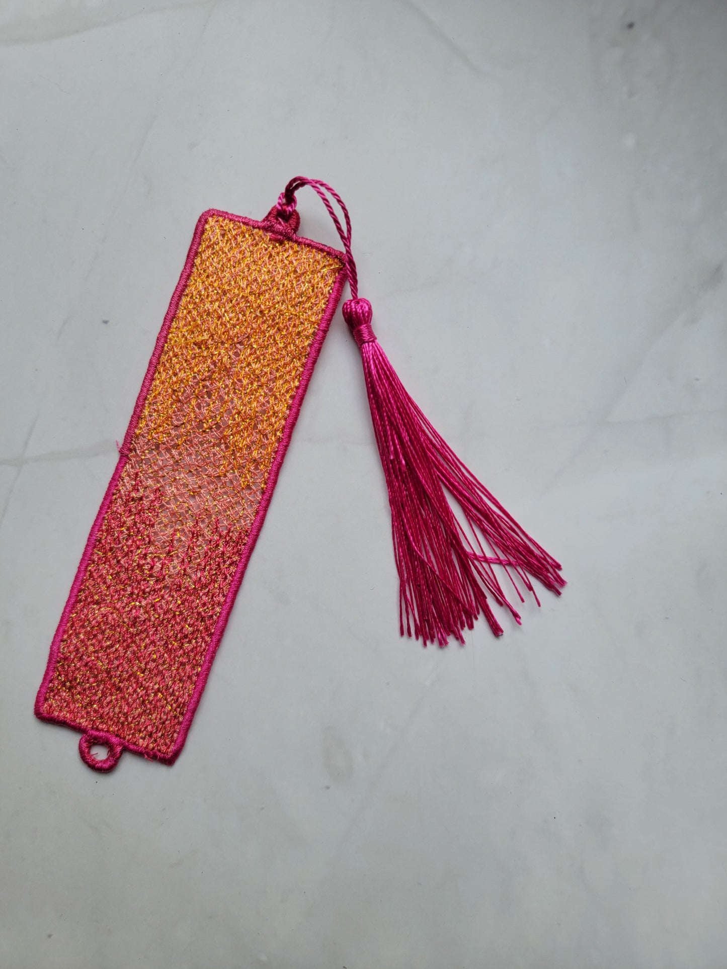 Custom Gradient Embroidered Bookmark Bracelets -