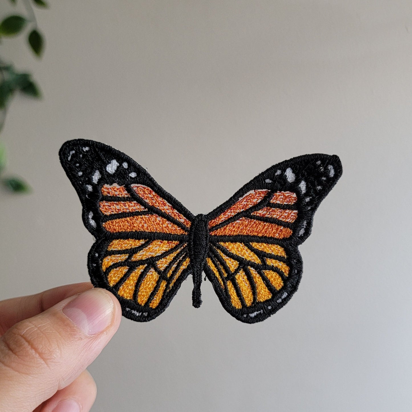 Embroidered Butterfly Patches - Free Standing Lace , Iron-On