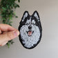 Alaskan Malamute Embroidered Patch