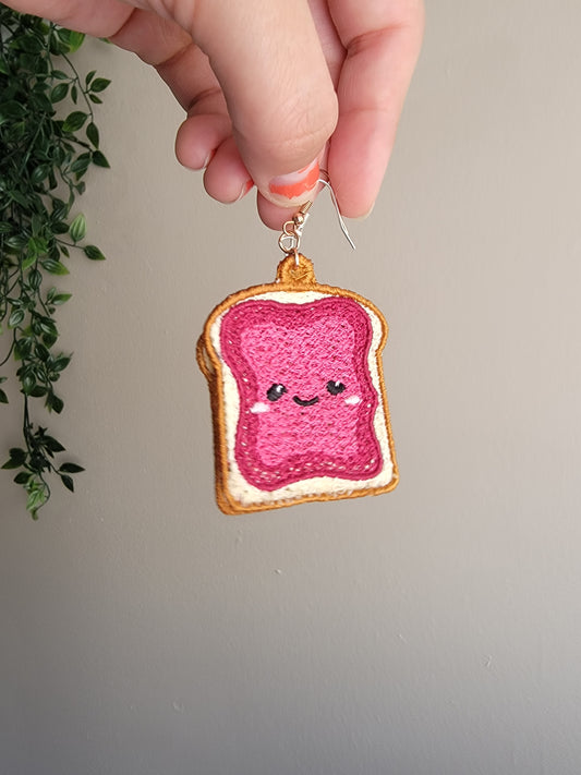 PB & Jelly Toast Earrings