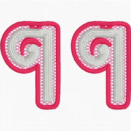 Pink Initial Earrings