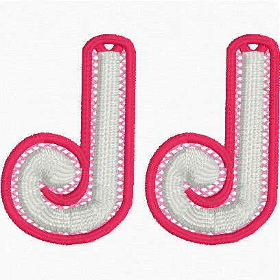 'C' Earrings FSL Embroidery File