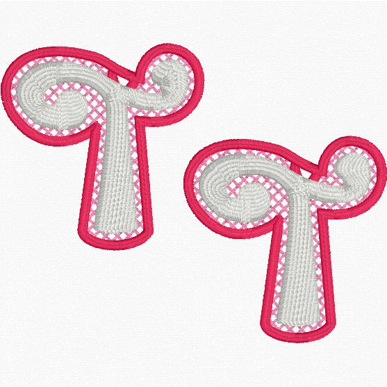 'S' Dolly Earrings FSL Embroidery File