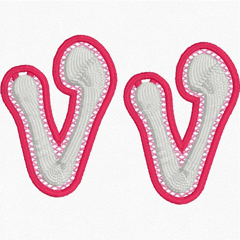 'C' Earrings FSL Embroidery File