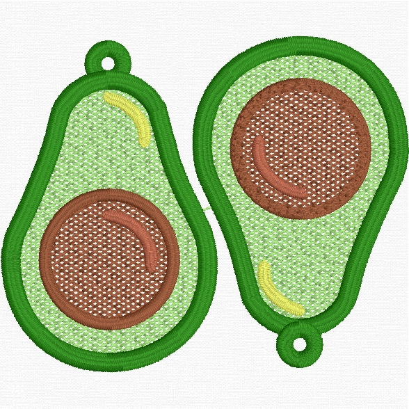 Fresh Avocado FSL Embroidery File