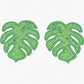 Mini Monstera Earrings FSL Embroidery File